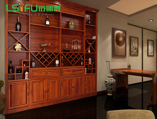 鋁師傅客廳全鋁酒柜定制裝修效果圖 鋁師傅客廳全鋁酒柜定制裝修效果圖