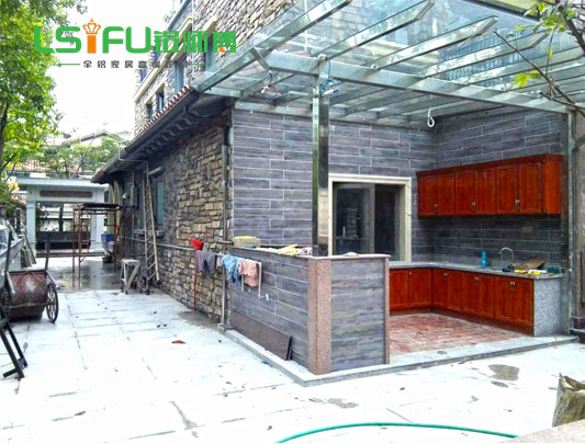 鋁師傅全鋁家具木紋整體櫥柜圖片