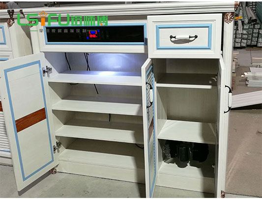 鋁師傅智能自動消毒刷鞋子去除異味全鋁鞋柜效果圖