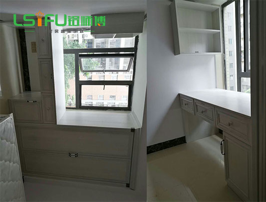 鋁師傅全鋁家居梳妝臺電腦臺書桌柜圖片一