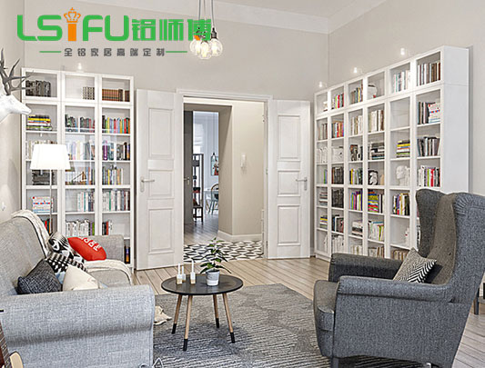 鋁師傅客廳全鋁屏風(fēng)書柜圖片 鋁師傅客廳全鋁屏風(fēng)書柜圖片