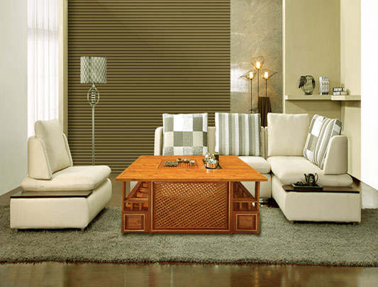 鋁師傅家用全鋁茶幾裝修效果圖