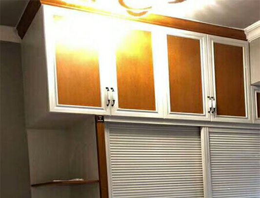 鋁師傅定制整體移門全鋁衣柜圖片