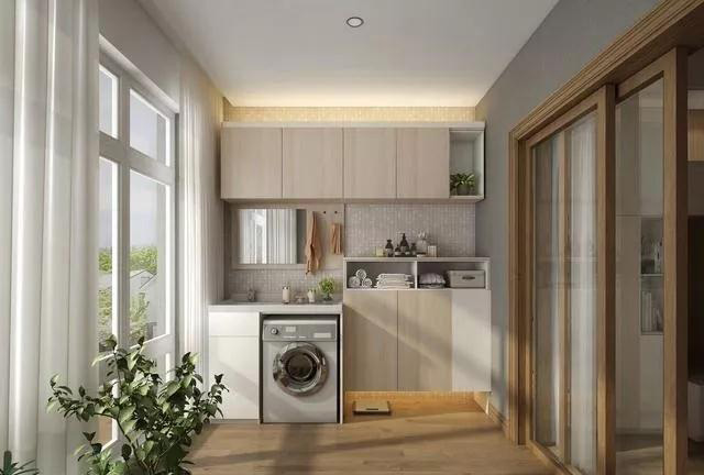 陽臺(tái)洗衣區(qū)如何設(shè)計(jì)的更高檔？