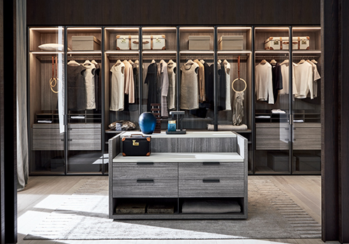 定制極簡輕奢衣柜