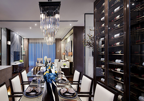 極簡輕奢餐邊酒柜