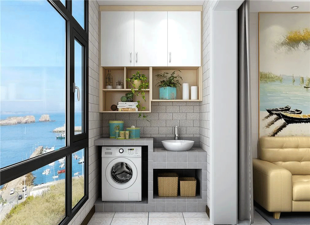 全鋁陽(yáng)臺(tái)柜也可以如此多姿多彩！