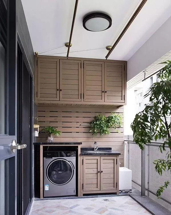 誰說陽臺只能設(shè)計洗衣房了？