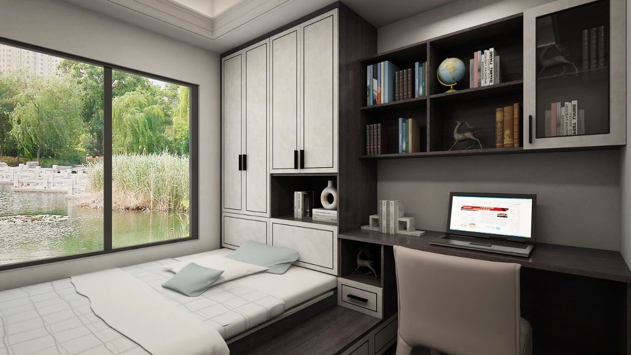 面積小不規(guī)則的房間，大家都流行這樣裝！